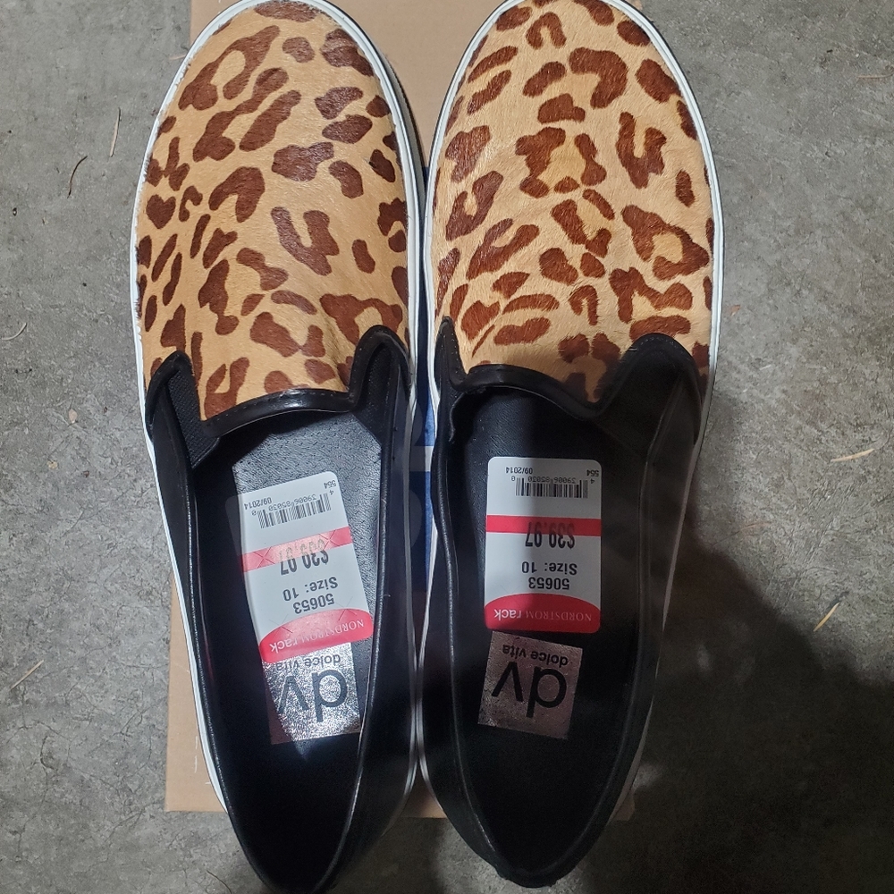 New DV by Dolce vita sneakers. Leopard pattern